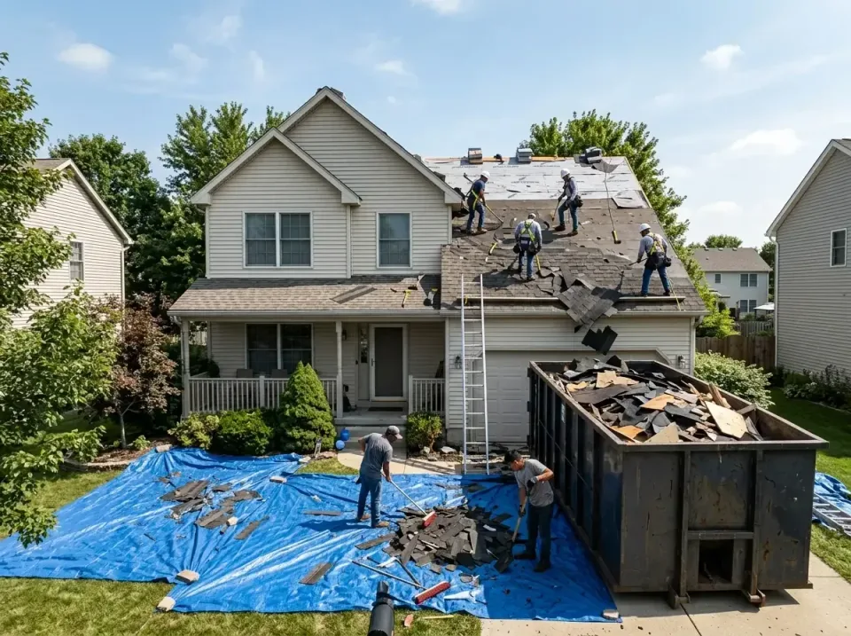 roof-replacement-debris-remova-004 — frequently asked questions, Cheapest Dumpster Rentals in Lake Lakengren, OH